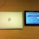 Mac book Air＆iPadを２つ同時に持ち歩く<br />ユーザに嬉しいケース。