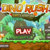 パクパク音がかわいい♬恐竜ダンディのスピード感あるゲーム：「Dino Rush」